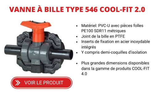 vanne à bille type 546 cool-fit 2.0