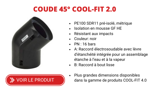 Coude 45° cool-fit 2.0